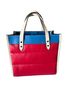 Coach Red Blue White Leather Tote One size - photo 2