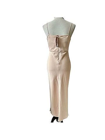 Anthropologie Cali Satin Midi Cocktail Dress (view 2)