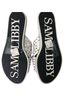 Sam & Libby White Silver Sandals Size 9 - photo 2