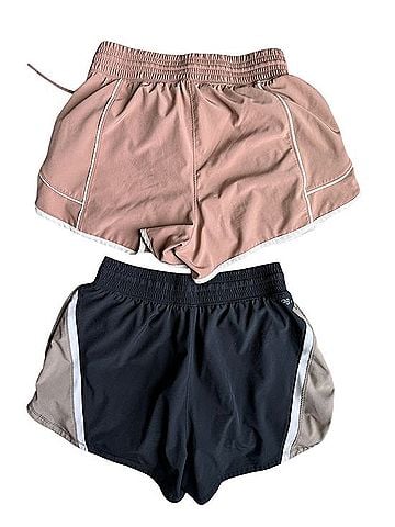 YPB motionTEK High Rise Lined Running Short Athletic Shorts (view 2)