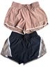 YPB Black White Tan Burgundy Athletic Shorts Size S - photo 1