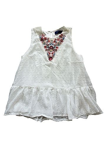 Blue Rain Sleeveless Blouse (view 1)