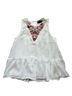 Blue Rain White Sleeveless Blouse Size XS - photo 1