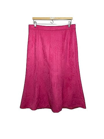 Ann Taylor Faux Leather Skirt (view 1)