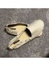 Nautica Stripes Tan White Flats Size 10 - photo 4