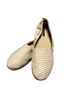 Nautica Stripes Tan White Flats Size 10 - photo 1