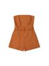 Anthropologie 98% Cotton 2% Elastane 100% Polyester Brown Multi Color Romper Size XL - photo 1