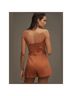 Anthropologie 98% Cotton 2% Elastane 100% Polyester Brown Multi Color Romper Size XL - photo 5