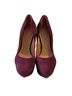 L.A.M.B. 100% Suede Solid Burgundy Wedges Size 8 1/2 - photo 5
