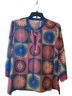 Johnny Was 100% Silk Floral Multi Color Blouse Size XL - photo 1