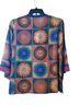Johnny Was 100% Silk Floral Multi Color Blouse Size XL - photo 2