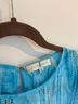 LoveShackFancy 100% Cotton Solid Blue Romper Size XS - photo 3