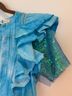 LoveShackFancy 100% Cotton Solid Blue Romper Size XS - photo 9