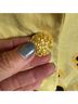 Escada 100% Linen Animal Print Yellow Black Blazer Size 10 - photo 3