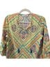Coolibar 100% Polyester Paisley Graphic Yellow Orange Casual Dress Size XS - photo 4