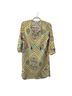 Coolibar 100% Polyester Paisley Graphic Yellow Orange Casual Dress Size XS - photo 1