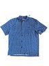 Tommy Bahama 100% Silk Print Blue Red White Short Sleeve Button-Down Shirt Size XL - photo 1