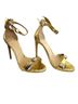 Alexandre Birman 100% Leather Animal Print Gold Sandals Size EU 36 1/2 - photo 1