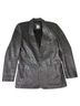 Michael Hoban 100% Leather Solid Black Leather Jacket One size - photo 1
