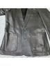 Michael Hoban 100% Leather Solid Black Leather Jacket One size - photo 12
