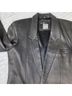 Michael Hoban 100% Leather Solid Black Leather Jacket One size - photo 13