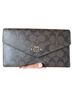 Coach 100% Coated Canvas Print Brown Wallet One size - photo 4