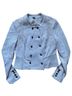 Free People 60% Cotton 38% Polyester 2% Spandex 100% Viscose 86% Cotton 15% Nylon White Blazer Size 12 - photo 1