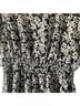 CeCe Floral Black White Casual Dress Size L - photo 2