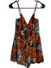Iris Los Angeles Floral Multi Color Romper Size M - photo 1