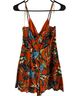 Iris Los Angeles Floral Multi Color Romper Size M - photo 2