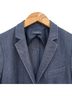 Piazza Sempione 100% Wool Solid Blue Blazer Size S - photo 2
