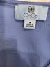 CeCe Blue Short Sleeve Blouse Size M - photo 3