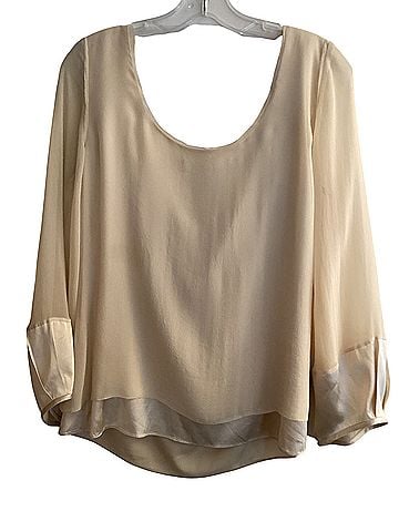 Diane von Furstenberg Sorana Ruffle Long Sleeve Blouse (view 2)