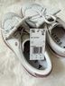 Adidas 100% Leather White Gray Sneakers Size 7 - photo 5