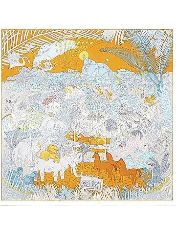 Carolina Lemke Infinite Sky Silk Scarf (view 1)