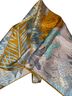 Carolina Lemke Jacquard Orange Blue Silk Scarf One size - photo 5
