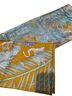 Carolina Lemke Jacquard Orange Blue Silk Scarf One size - photo 11