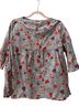 Sanctuary Floral Stripes Multi Color 3/4 Sleeve Blouse Size S - photo 2