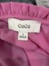 CeCe Pink Long Sleeve Blouse Size M - photo 3