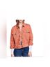 Free People 100% Cotton Solid Orange Denim Jacket Size XS - photo 3