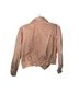 Free People 100% Cotton Solid Orange Denim Jacket Size XS - photo 2