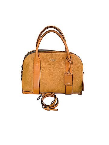 Coach Large Preston Bleecker Leather Satchel (view 1)