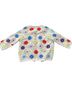 Frances Valentine 100% Wool 95% Polyester 5% Spandex Floral Red Multi Color Cardigan Size XS - photo 2