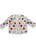 Frances Valentine 100% Wool 95% Polyester 5% Spandex Floral Red Multi Color Cardigan Size XS - photo 1