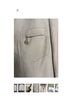 Feraud 100% Calf Leather Solid Tan Ivory Leather Jacket Size 12 - photo 5