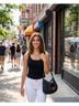 Marc Jacobs 100% Calf Leather Solid Black Leather Hobo One size - photo 11
