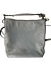 Coach 100% Leather Solid Blue Shoulder Bag One size - photo 1