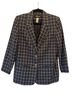 Sag Harbor 100% Polyester Checkered-gingham Blue White Blazer Size 8 - photo 1