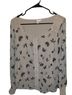 Lauren Conrad 100% Polyester 60% Cotton 40% Modal 60% Cotton 40% Modal Floral Polka Dots Multi Color Long Sleeve Blouse Size L - photo 1