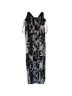 Klozlyne Floral Black White Jumpsuit Size M - photo 2